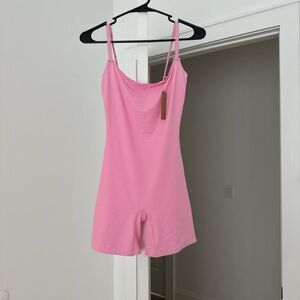 SKIMS fits everyone onesie in bubblegum